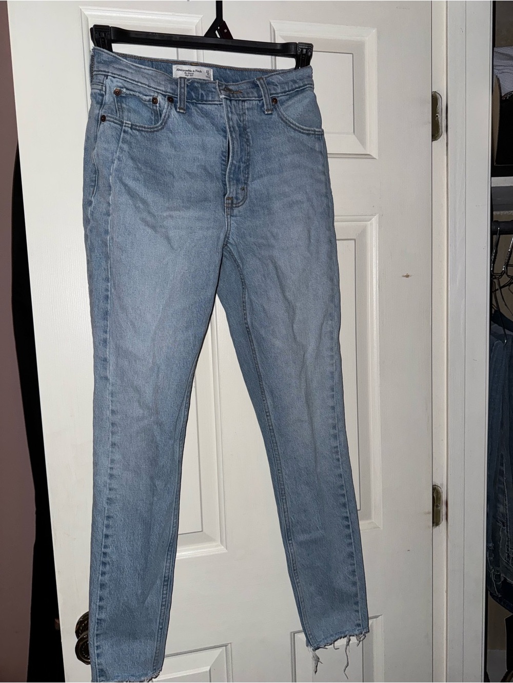 Light Blue Women’s Slim Straight Jeans